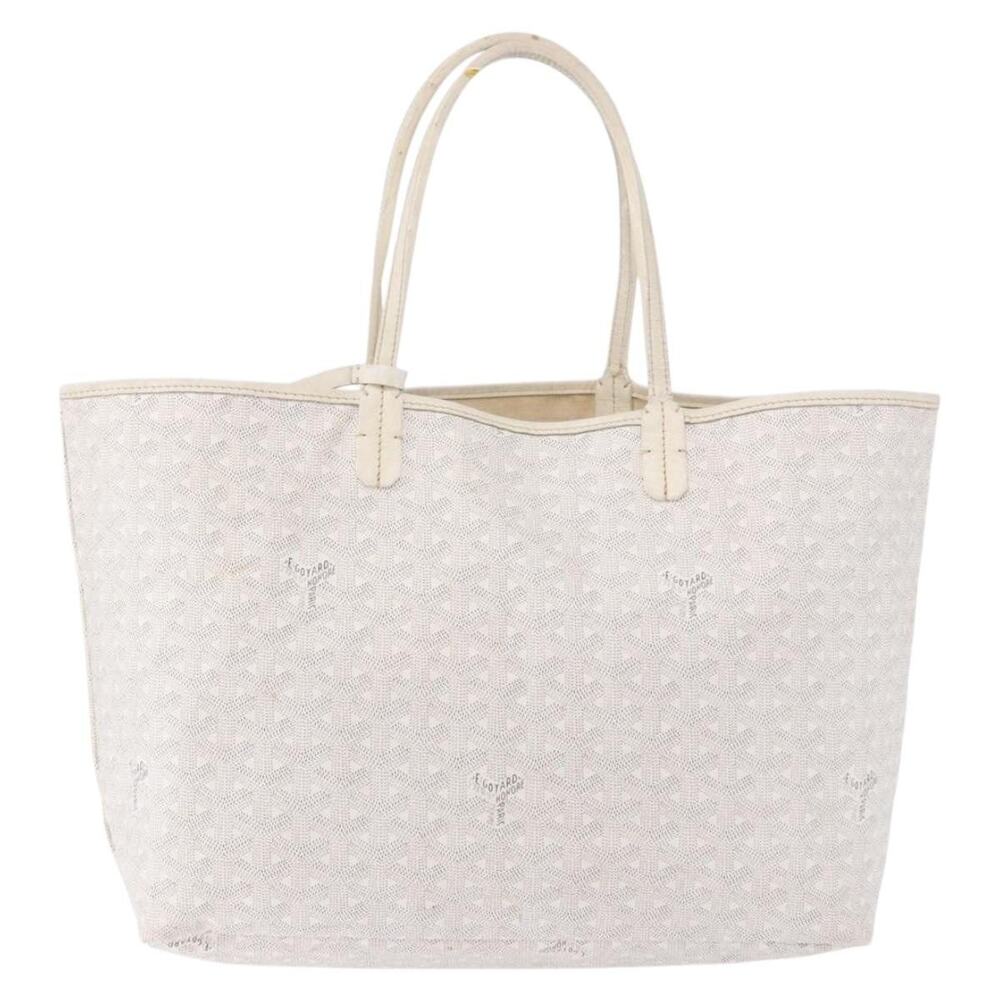 Goyard Herringbone Saint Louis PM Tote White